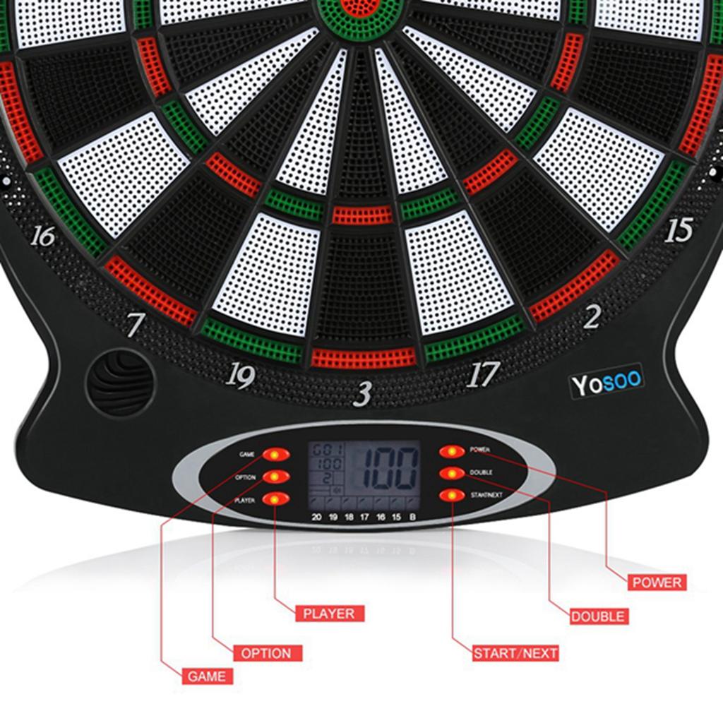 Target Board Professional Electronic Hanging Dartboard LCD Scoring Indicator  Game With Darts Electronic  Games