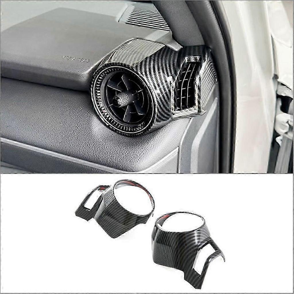 Dashboard Side Air Vent Cover Trim for Toyota Land Cruiser Prado 250 J250 LC250 2024 Carbon Fiber Accessories