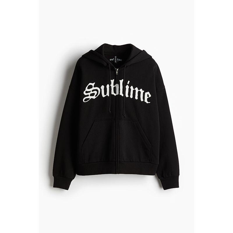 

[Billie Eilish Pear] HM Women s Clothing Sweatshirt Autumn Pattern Design Zipper Hooded Sweatshirt 1227730