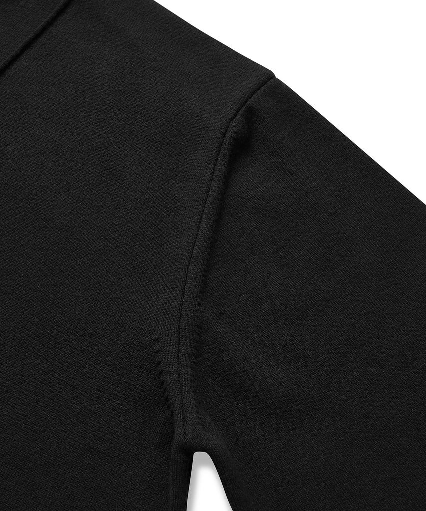 CUZNELLO Soft Collar Knit_Black