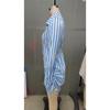 Women's long-sleeved POLO collar sexy side drawstring shirt dress