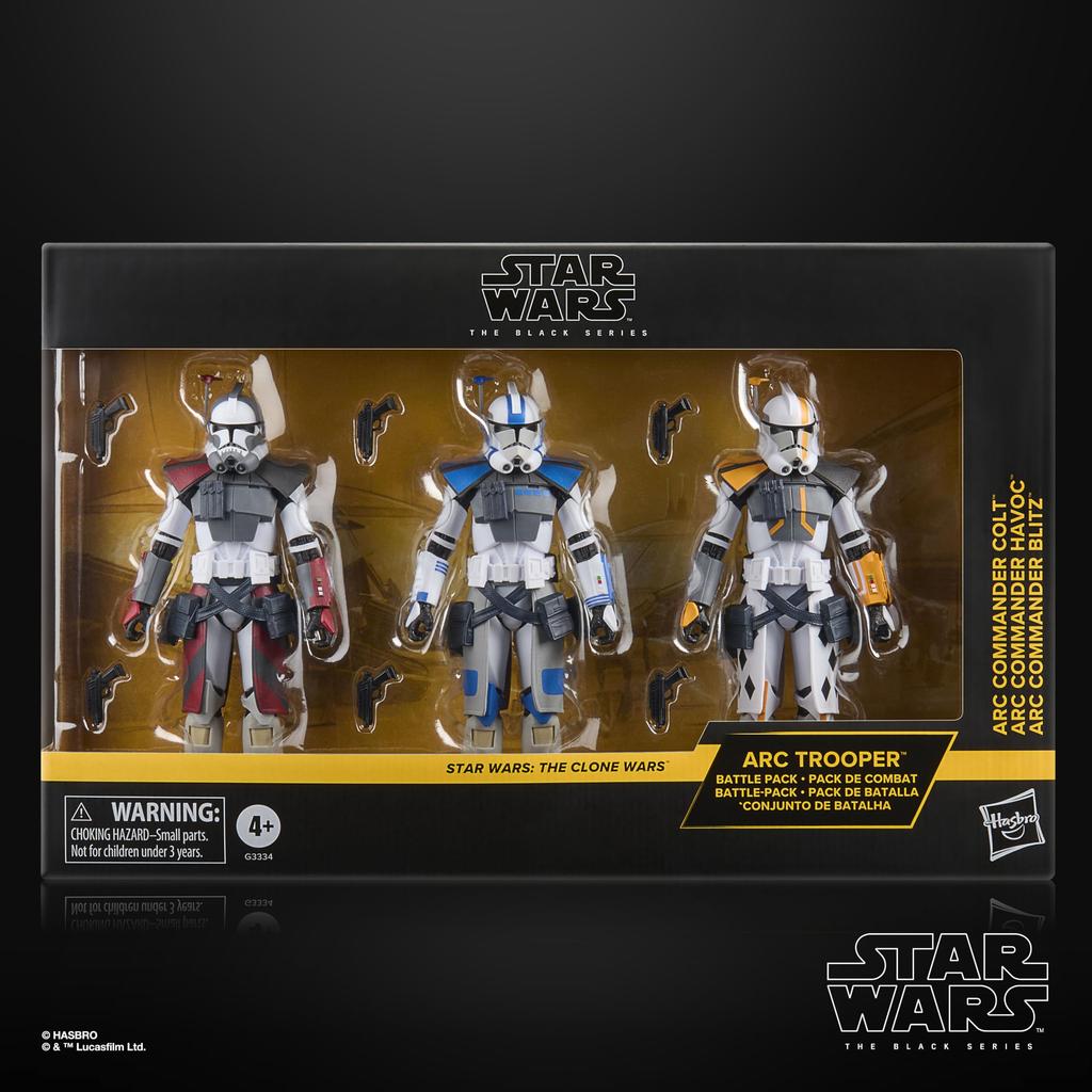 Hasbro STAR WARS Black Series ARC Trooper Battle Pack Blitz 15cm Action Figure for Star Wars Premium Collection G3334 Havok, Colt, 3-Pack