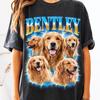Maßgeschneidertes Pet Bootleg Comfort Colors Shirt, Personalisiertes Hunde Foto T-Shirt, 90er Vintage Bootleg T-Shirt, Individuelles Geschenk für Hundeliebhaber, Weihnachtsgeschenk