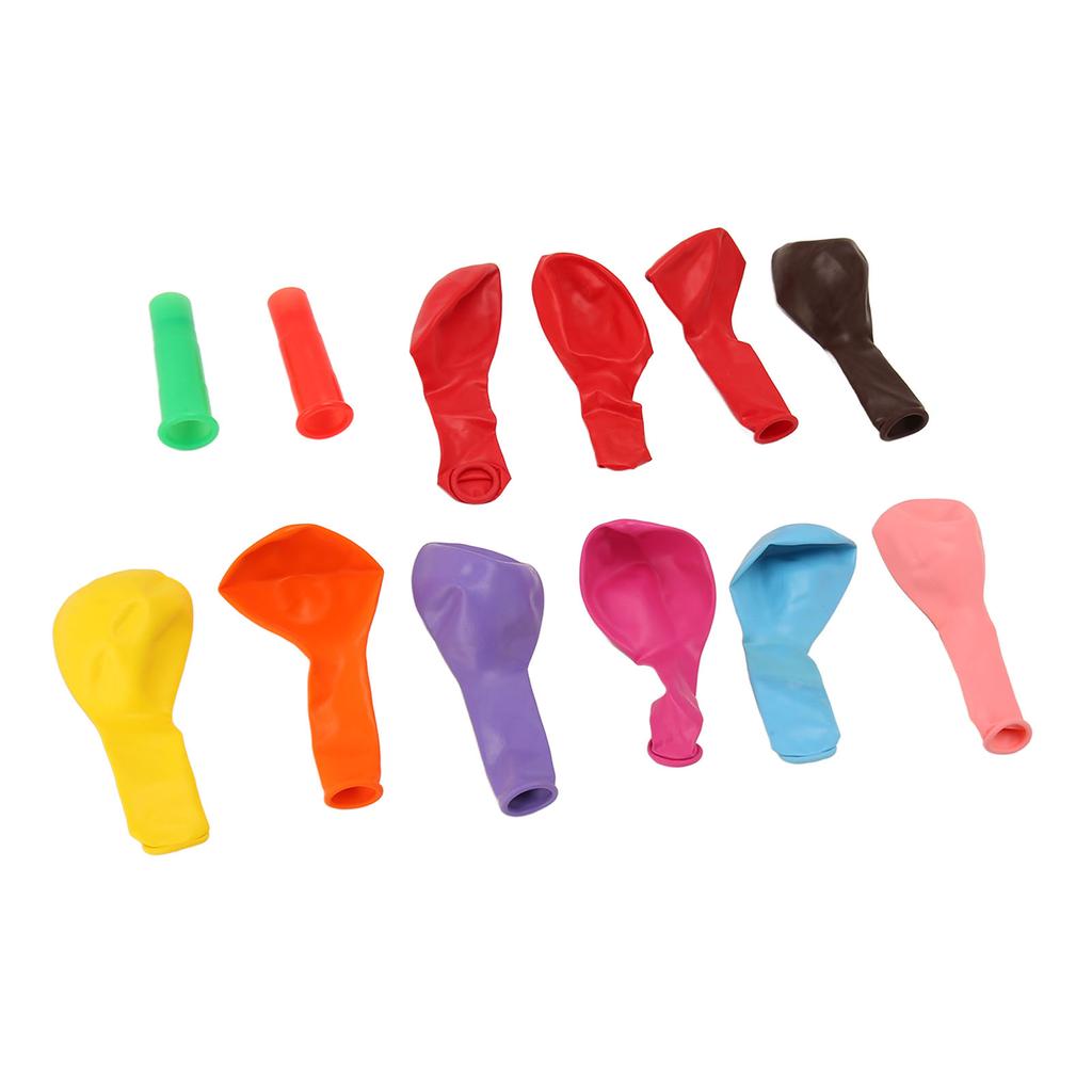 10PCS Thickened Balloons with 2 Exerciser Breathing Lung Capacity Training Device for Elderly Children