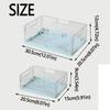 Creative Mini Plastic Baskets Foldable Plastic Collapsible Storage Box Portable Handles Folding Storage Basket Bathroom