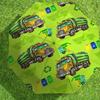 1pc Garbage Trucks Recycle Pattern Umbrella Design Automatic Opening and Closing Umbrella, High-quality Travel Umbrella,  c1128026