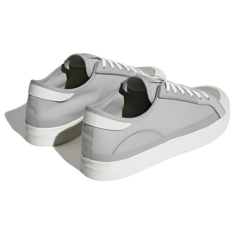 Adidas Neo City Canvas Slip Resistant Durable Lightweight Low Top Skate Shoes Unisex Sneaker Silver Gray IE0417