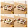 Food Storage Box with Lid And Handle Transparent Snack Organizer Moisture-proof Kitchen Container for Nuts Candies Biscuits Dried Fruits