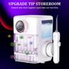Hydropulseur 900mL Irrigateur Buccal avec 6 Embouts et 10 Niveaux de Pression, Soin Dentaire Portable pour la Famille, Nettoyeur de Dents Sans Fil