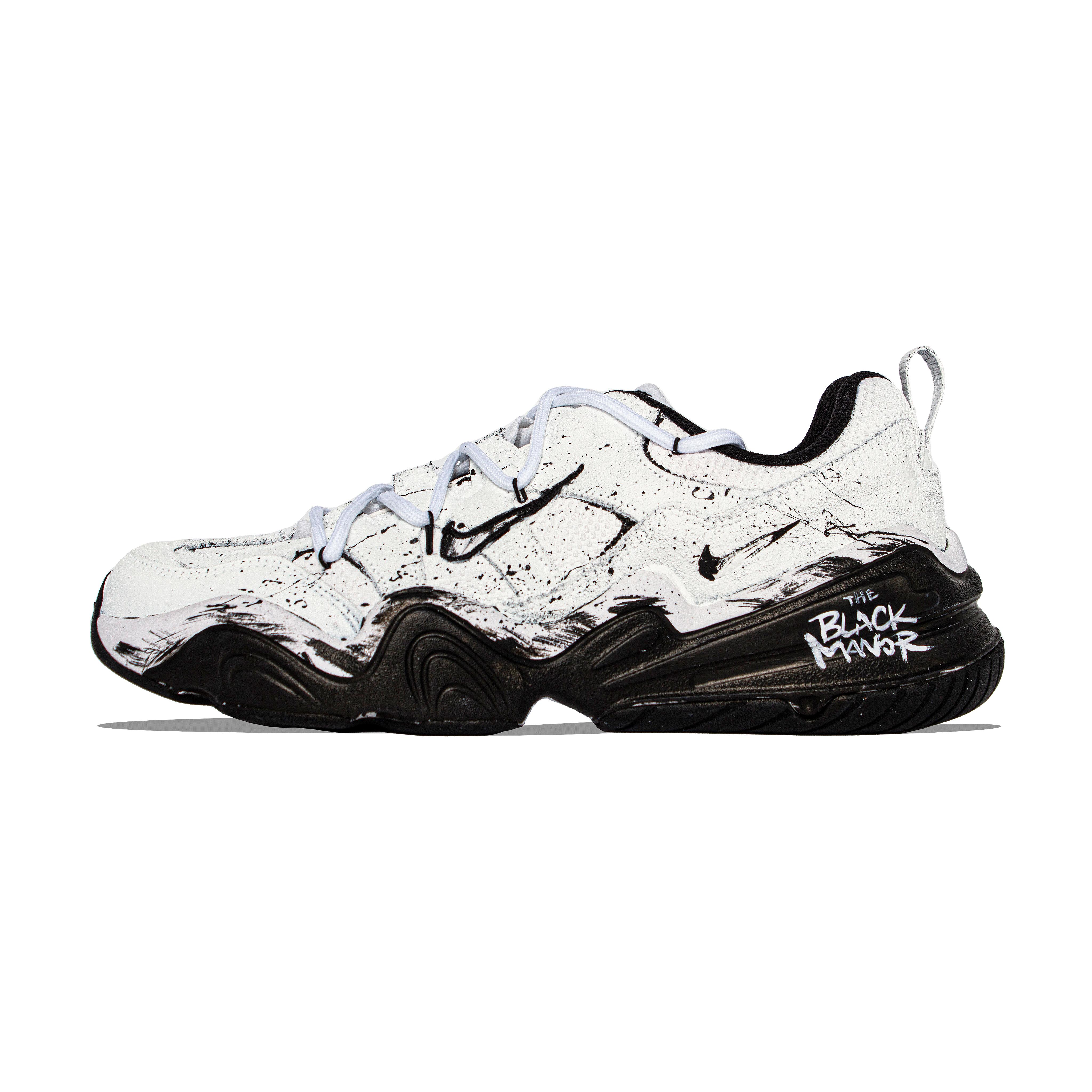 

Nike Tech Hera Abrasion Resistant Abrasion Resistant Low top Casual Shoes Unisex Black White FJ9532-101(Team1348-) 37.5