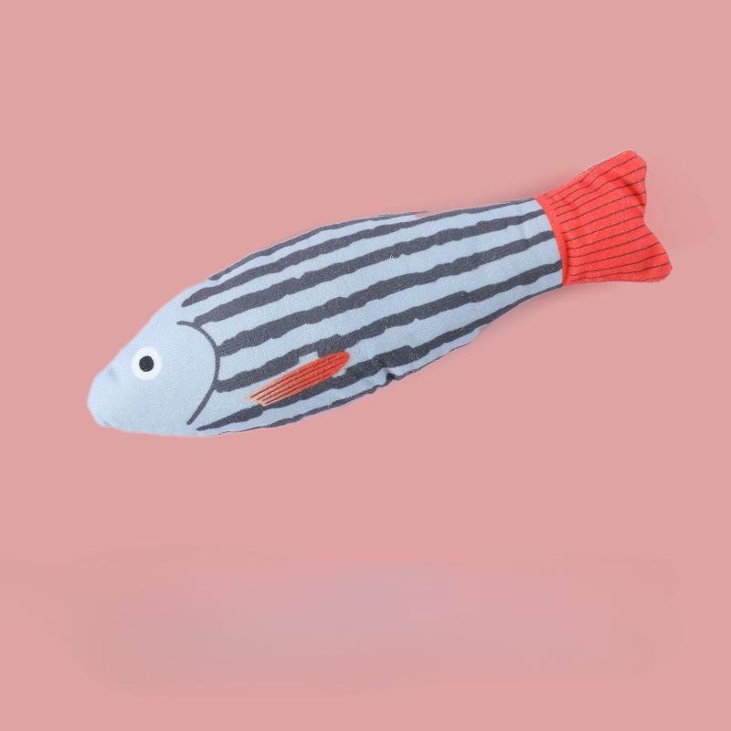 Cat Toy Training Entertainment Fish Plush Stuffed Pillow Simulation Fish Cat Toys Interactive Fish Pet Chew Toy pet products