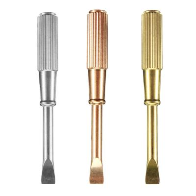 Conjunto de Chaves de Fenda de Pulseira com Design Criativo Ferramenta de Aço Inoxidável Chave de Fenda Reta para Reparo de Joias de Aço Titânio Também