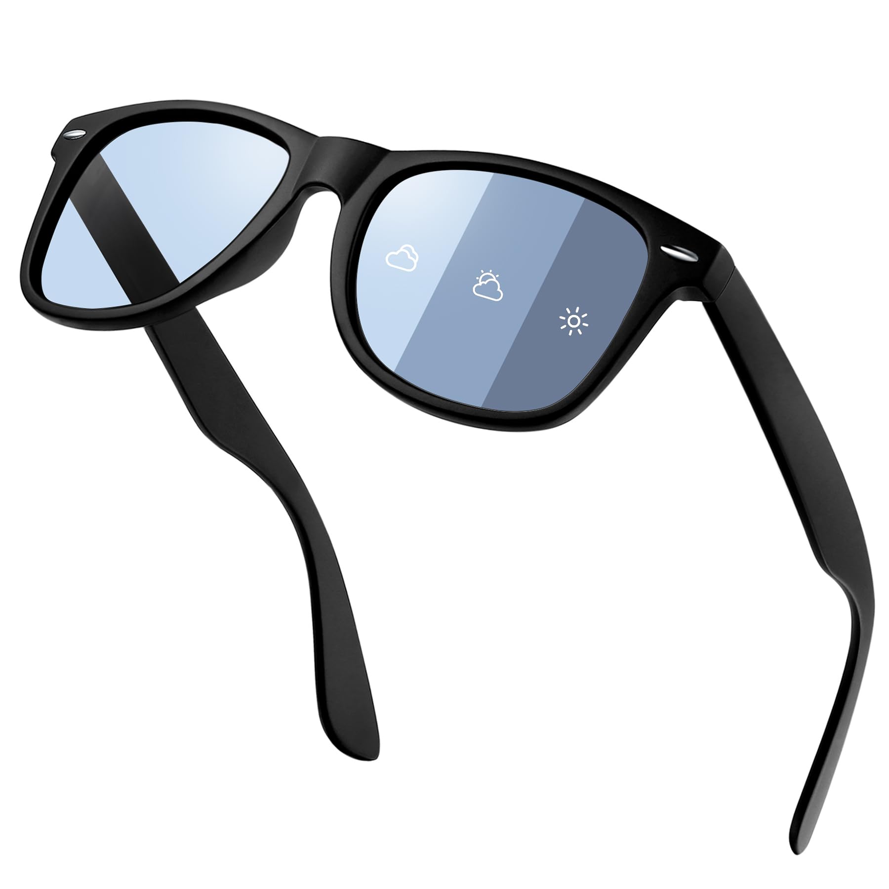 

KANASTAL Поляризованные солнцезащитные очки для мужчин и UV400 для и Больше и Линзы Женщин, Фотохромные, Меняющие цвет, Защита, Ультралегкие,