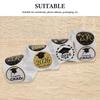 500 Pcs 1.5inch 3.8cm Scrapbook College Graduation Stickers For Scrapbooking Adult Cap Transfer Decoration Label Favor
