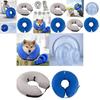 Comfortable Elizabethan Dog Collar Inflatable Protective Neck Cone For Pets In Pvc