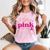 I Wear Pink For My Sister Womens T-Shirt Ribbon Awareness Family Gift