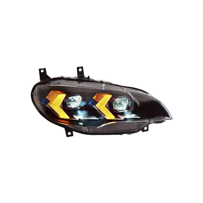 BMW X6 E71 (08-13) LED Projector Headlights with DRL & Turn Signals