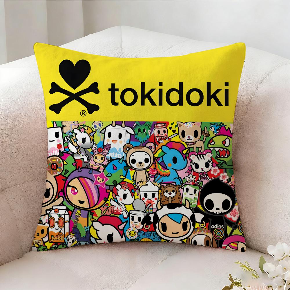 Ttokidokis Animation Pillow Case Pillowcase Doublesided Printed Sofa Cushion Bedroom Headboard Pillow