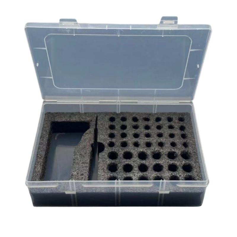 

Premium Battery Storage Case With Precise Dividers For Standard Small Cells And Tight Seal 1