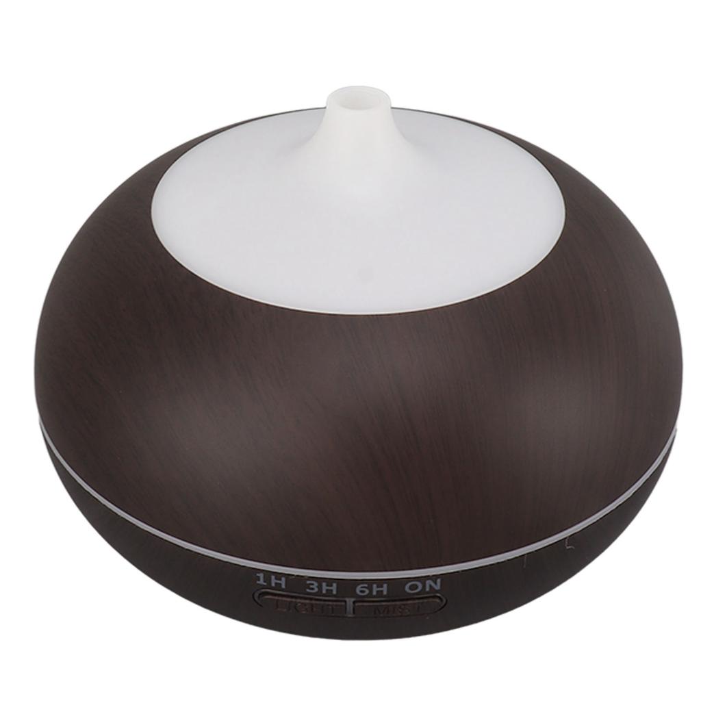 550ML Wood Grain Aromatherapy Diffuser Essential Oil Diffuser Humidifier Remote Control Model