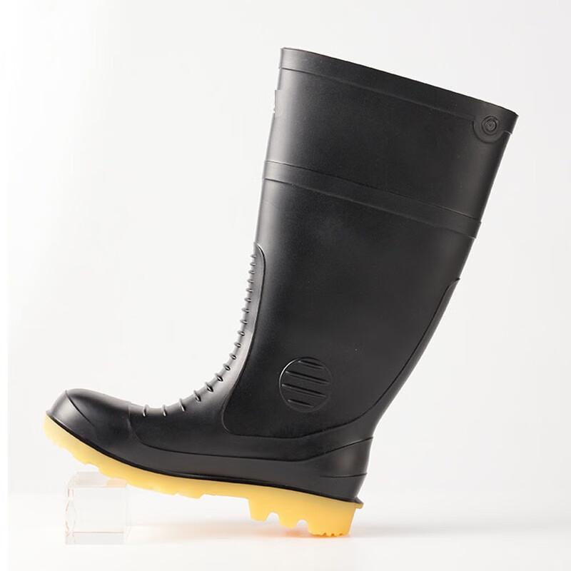 Zhongyi Men's Steel-Toe Industrial Rain Boots