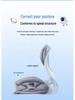 Children's Cartoon Foldable Lumbar Support Chair Cushion for Office and Posture Correction