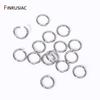 Wholesale 14K/18K Gold Plated Brass Open Jump Rings Split Rings Connector Rings For DIY Fashion Jewelry Making Findings