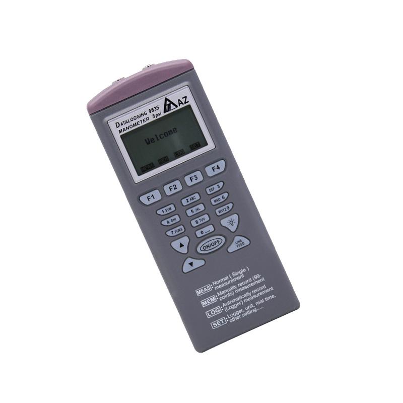 AZ9635 Smart Pressure Data Logger Handheld High Precision Pressure Meter