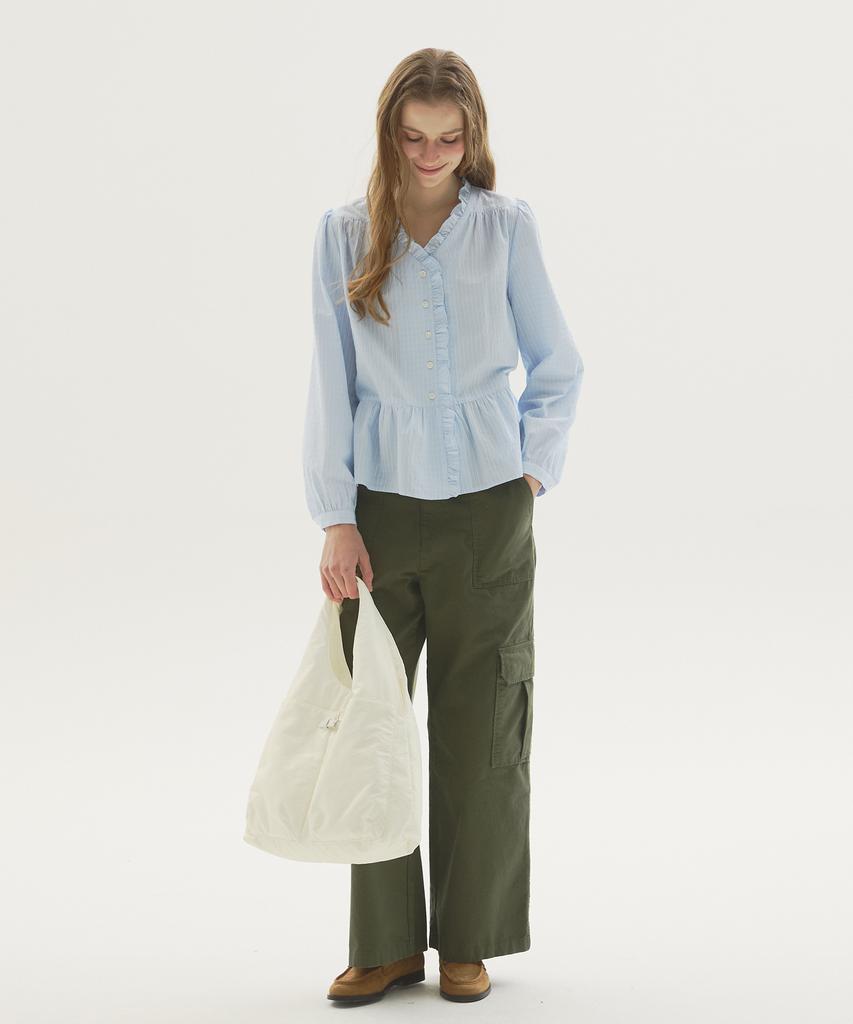 New Looky Dot Point Hobo Bag _Ivory