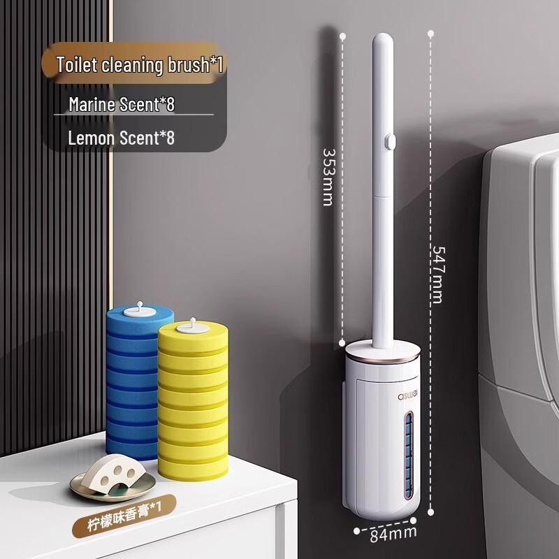 Xihe Disposable Wall-Mounted Toilet Brush Set