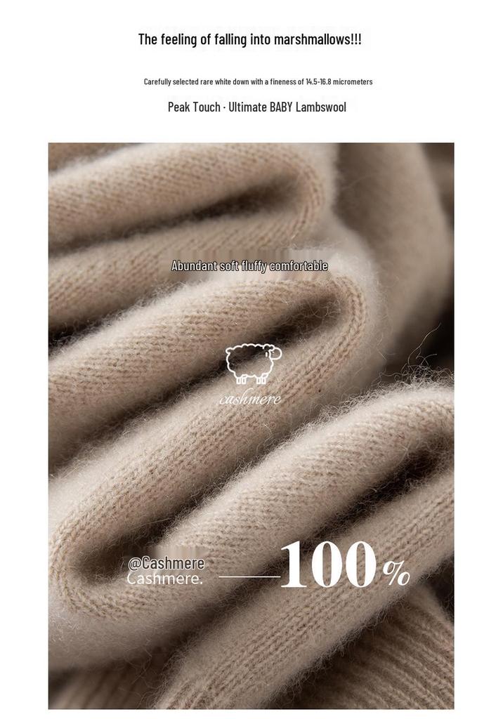 Kangsai 100% Pure Cashmere Women's Round Neck Cardigan - Autumn/Winter Knit Sweater Jacket Top