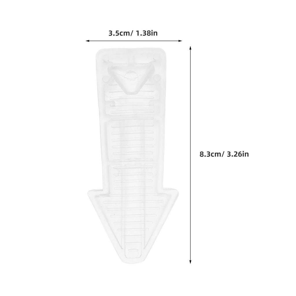 20Pcs Door Wedge PVC Door Stopper Non-Slip Heavy-Duty Safety Blocker for Interior Bedroom Office Living Room Floor Carpet Draft