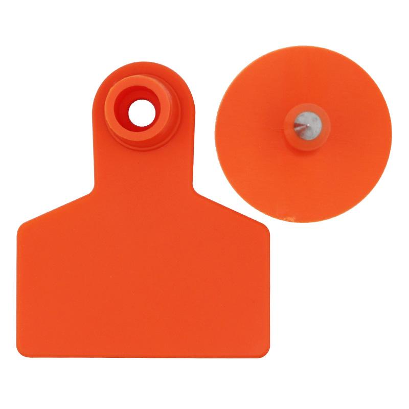 

100 шт. Бирка для уха свиньи без слова Медная головка Серьги 7 цветов Карта идентификации сельскохозяйственных животных Знак идентификации животного Принадлежности