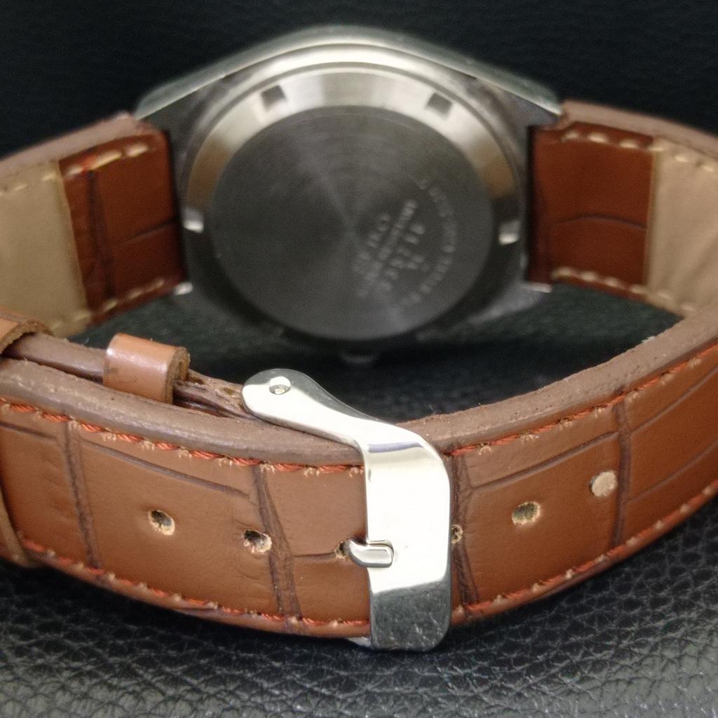 VINTAGE SEIKO 5 AUTOMATIC 6309A JAPAN MENS SILVER COLOR DIAL WATCH A701545-5 R206b-a701545