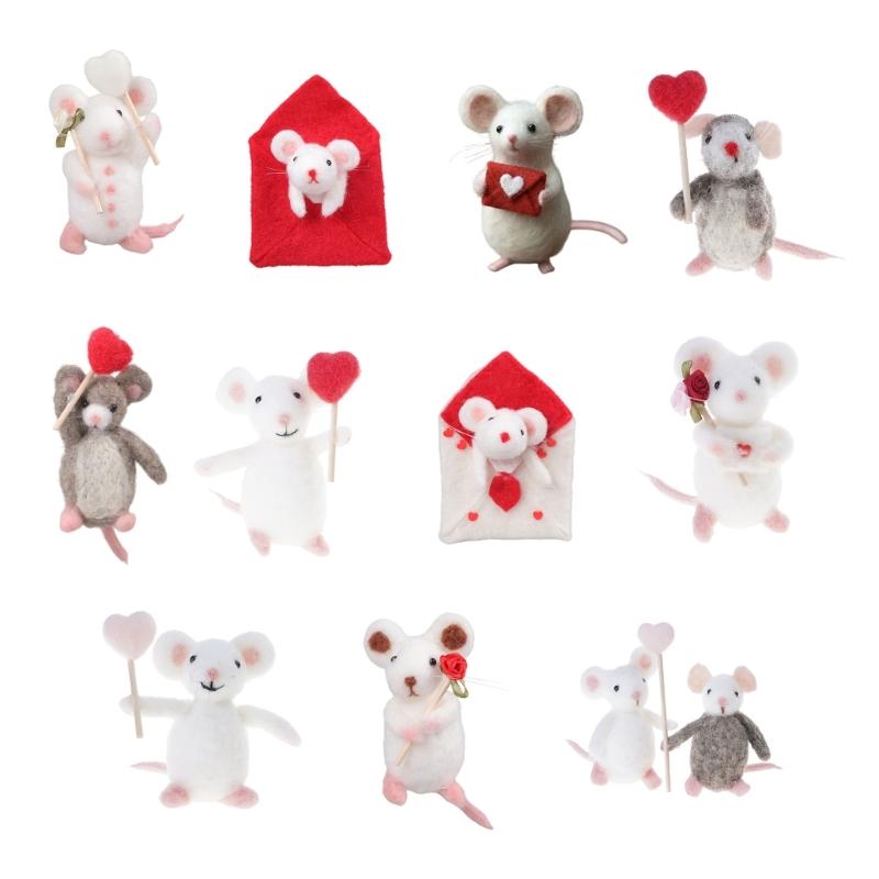 Easy To Make Wool Fabric Animal Art Balloon Shape Featuring Heart Suitable For Children And Adults