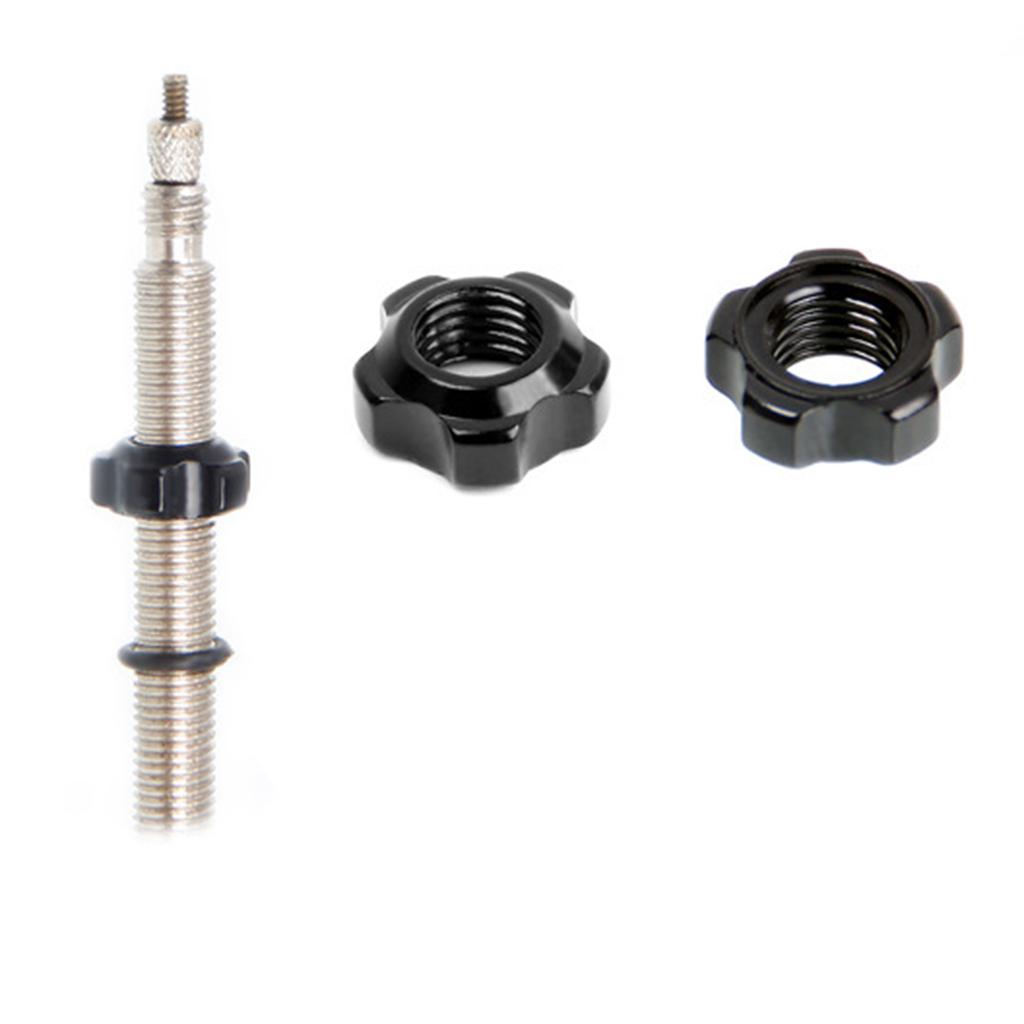 Bike Vacuum Tire Valve Nut Inner Tube Spool Wrench Tool Bike Tire Valve Collar Nuts Screws for Inner Tube Gas Nozzle