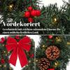 Christmas Wreath 61 Cm Door Wreath With Crestwood Fir Design Bow 50 Leds 140 Branch Tips 8 Light Modes