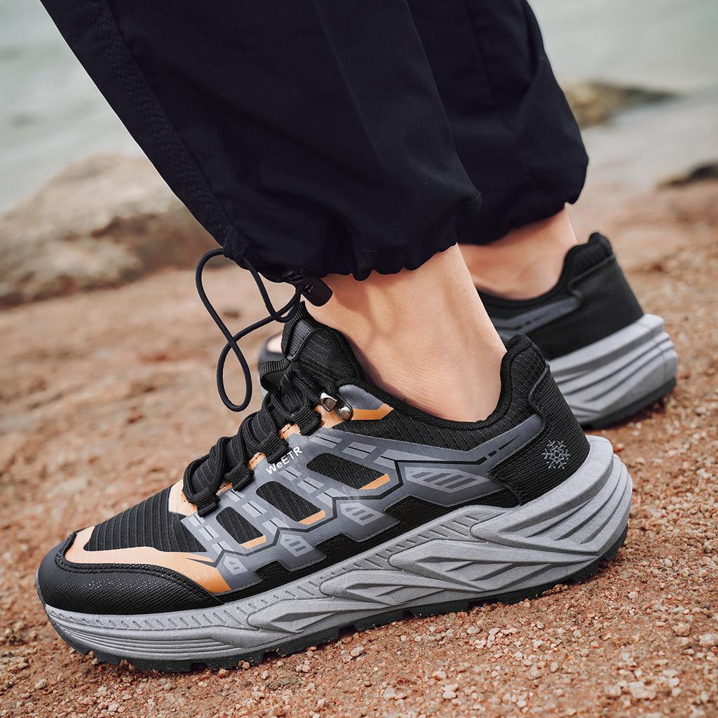 Hiking shoes outdoor platform breathable cross-country running shoes summer non-slip hiking shoes training shoes casual shoes