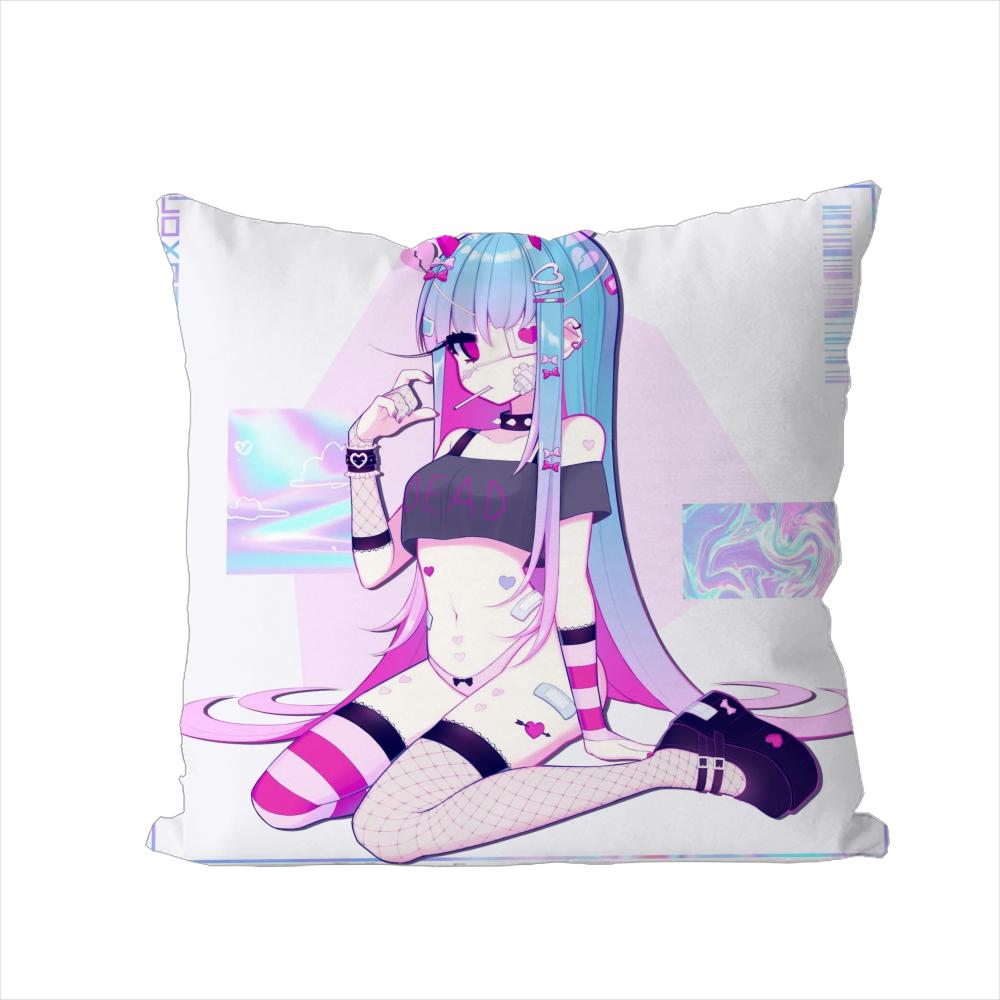 

Geoxor Moneko Pillow Case For Car Sofa Decorative Home Doublesided Print Plush Square Throw Pillow Cushion Cover 30x30cm