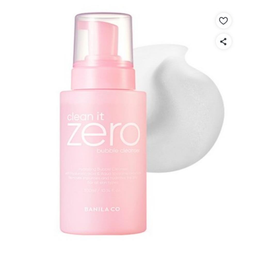 Banila Co Clean It Zero Bubble Cleanser Gentle Foaming Face Wash 300ml