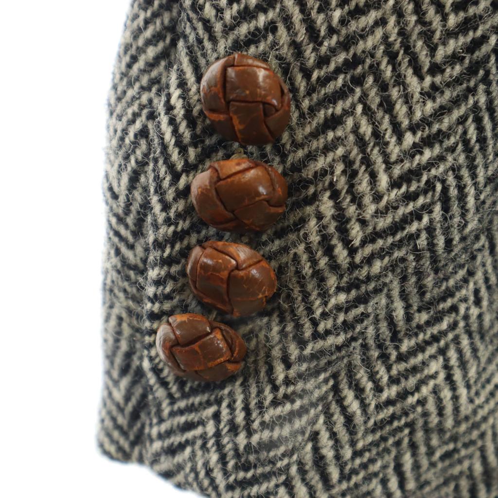 Polo by Ralph Lauren 80s Vintage Green Tag Herringbone tailored jacket 16 Women Used