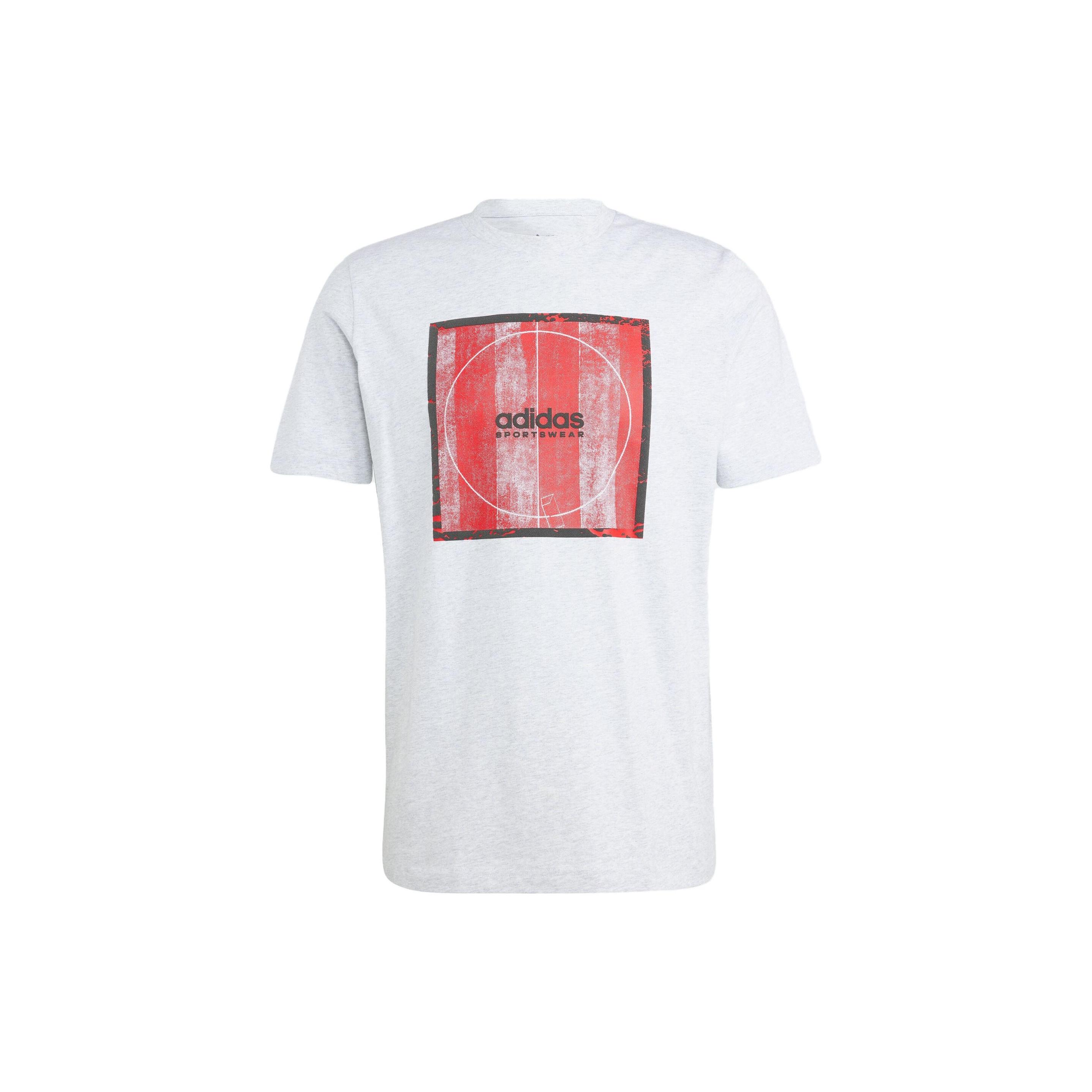 adidas Tiro Box Graphic T-Shirt Grey Men s II5878 S