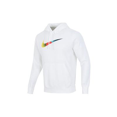 Nike Odzież sportowa Marka Swoosh Bluza z kapturem męska Biała DM2395-100