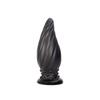 Hitasi Dildo for Extra Thick Anal Soft Spiral Anal Anal Anal Beginner To Anal Weight Anal Adult Toys Black M Maximum Diameter Women, Plug, PVC, Toy,
