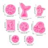 Soap Mold Ocean Fish Theme Shape Cake Decorating Tools Art Silicone Mold Household Candle Molds DIY Candle Crafts Gift