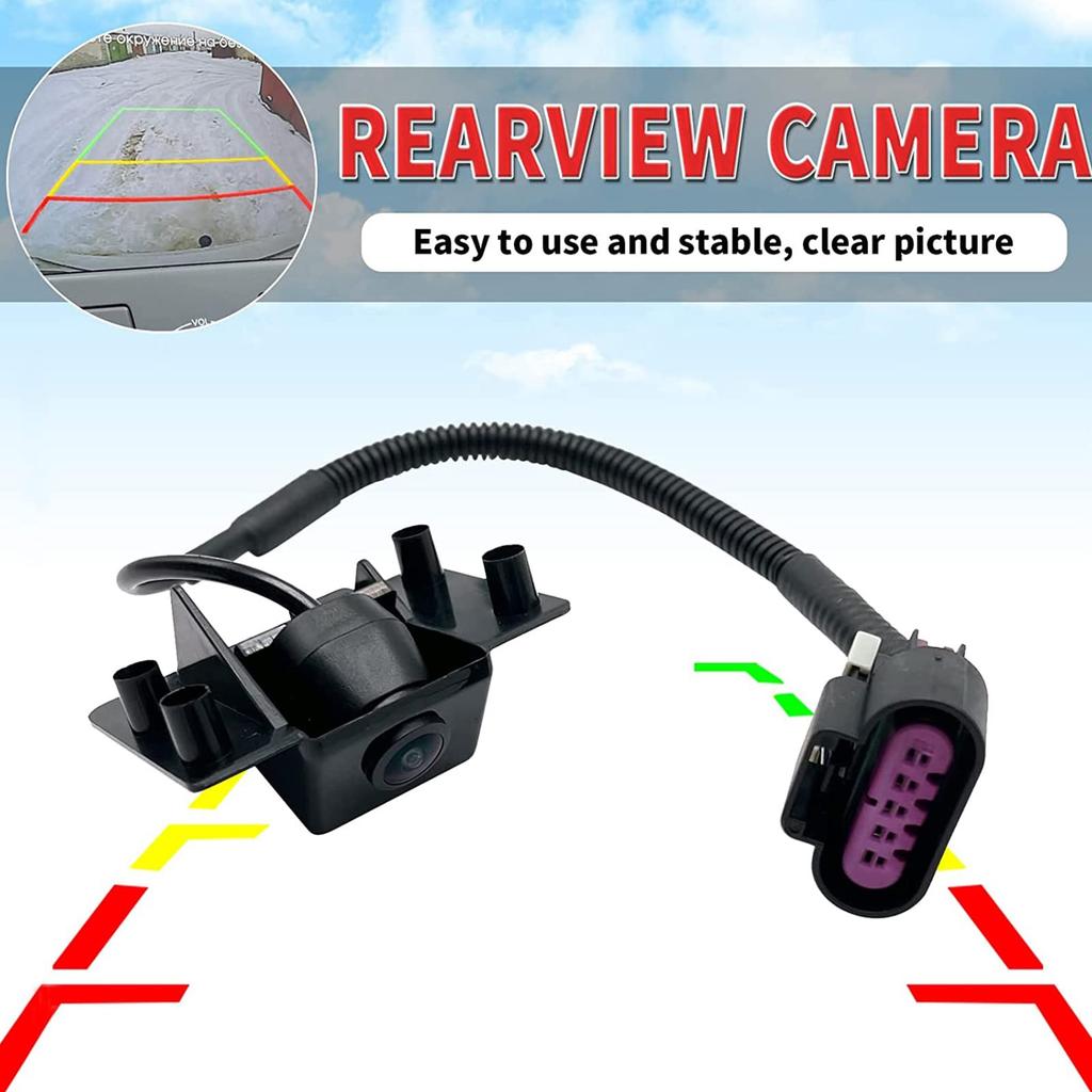 Rear View Backup Camera Replacement for Cadillac Escalade Chevy Suburban Tahoe GMC Yukon 15173619GM1960104