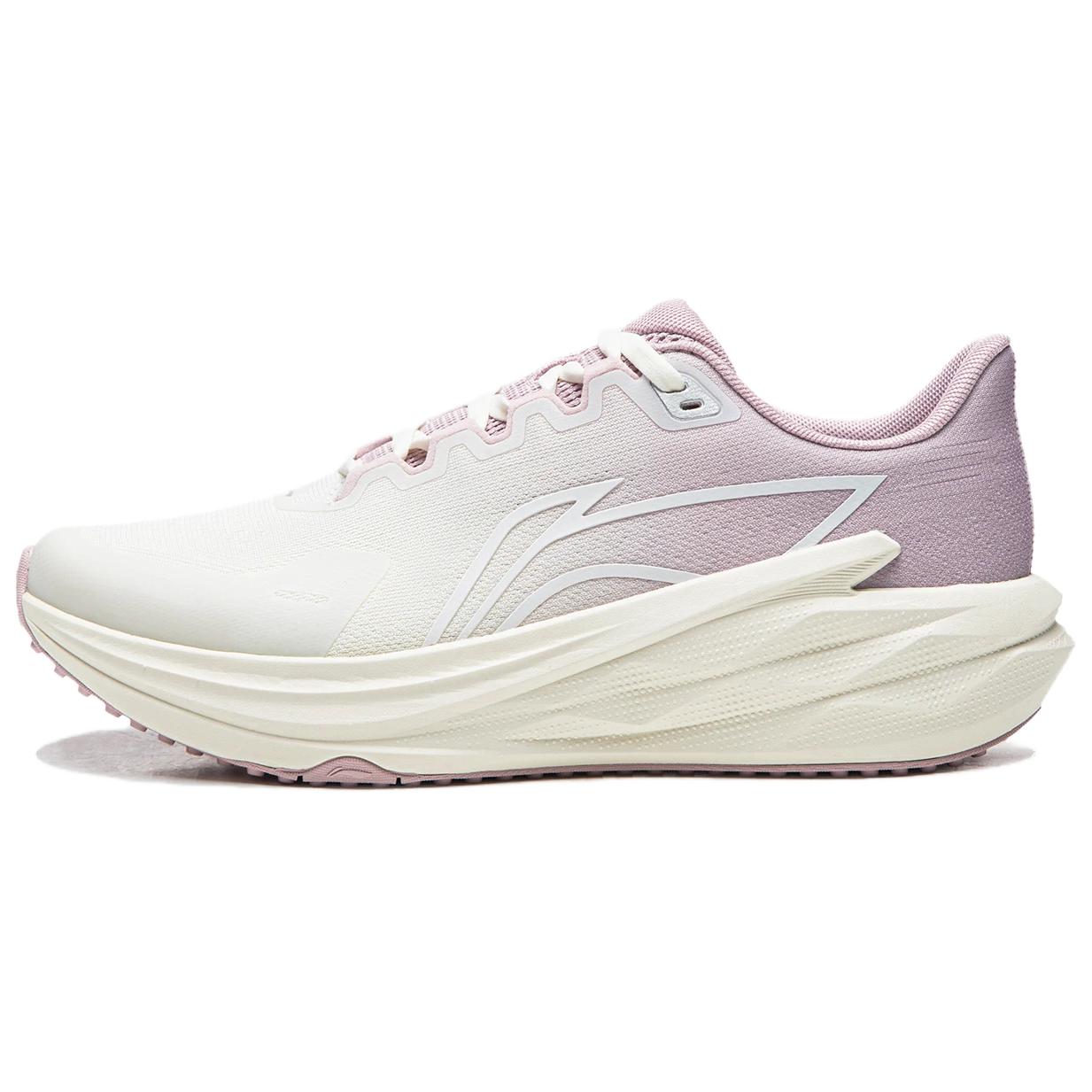 

Li-Ning Wind Wing 2 Minimalist Comfortable Shock Absorbing Durable Low Top Casual Running Shoes Women sneaker White Pink ARBW010-2 39