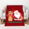 3D motyw świąteczny flanelowy kocyk miękki, lekki, ciepły do ​​salonu sypialnia kanapa z funkcją spania kanapa dzieci dorośli prezenty