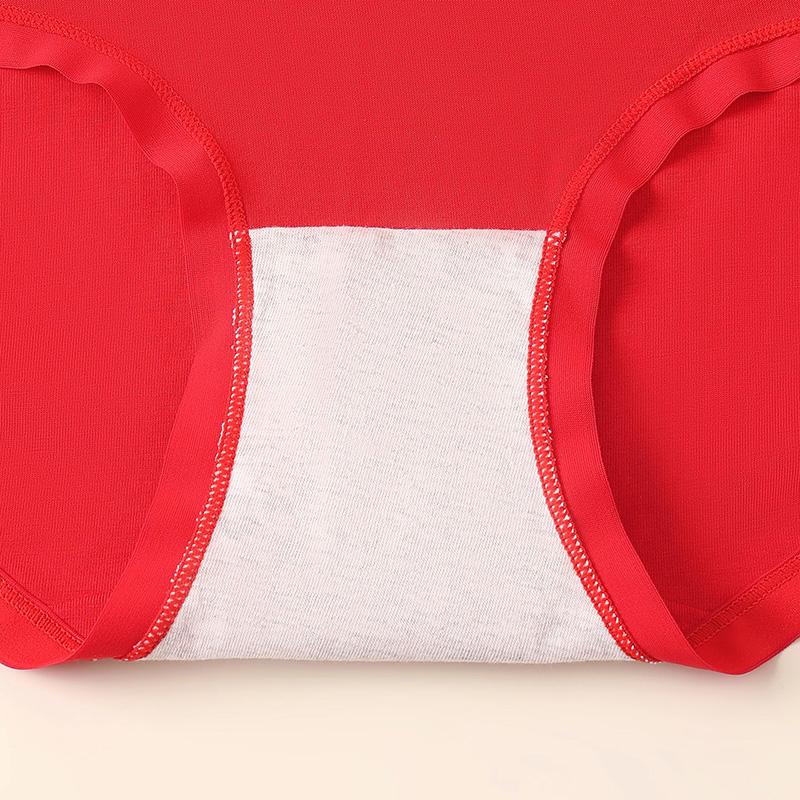 Fentenggan [10A Antibacterial Modal] 4-pack pure cotton crotch high waist triangular women's underwear