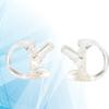 Soft Comfortable Transparent Silica Gel Ear Mould Replacement for Most Coil Tube Audio Kits